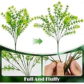 levne Umělé rostliny a zeleň-4 ks umělých rostlin, umělé bylinky pro domácí dekorace, stolní, svatební, kancelářské, nástěnné aranžmá, sada plastových dekorativních rostlin