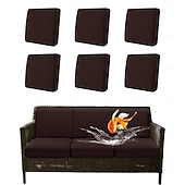 Недорогие Чехол для дивана-100% водонепроницаемые, не проливающиеся чехлы для уличных подушек, чехлы для диванов, эластичные чехлы для подушек садовых кресел, сменные чехлы для сидений, однотонные.