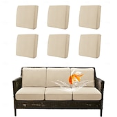 Недорогие Чехол для дивана-100% водонепроницаемые, не проливающиеся чехлы для уличных подушек, чехлы для диванов, эластичные чехлы для подушек садовых кресел, сменные чехлы для сидений, однотонные.