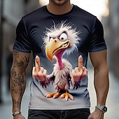  Men's Animal Funny T Shirt Short Sleeve T shirt 3D Print Crew Neck Shirt Exaggerated Designer Party Holiday Blue Black Red Summer Spring Clothing Apparel S M L XL XXL XXXL