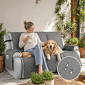 cheap Recliner Cover-Waterproof Recliner Couch Covers for Pets, Sofa Covers  Washable Reclining Sofa Cover Non-Slip Furniture Protector with Elastic Straps Pocket for Dogs