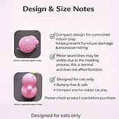 baratos Brinquedos de Mastigar-Conjunto de 100 brinquedos de rolar para gatos, diversos estilos, equipamento interativo para brincar e se exercitar, feito de plástico resistente.