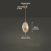abordables Éclairages pour îlot-Lustre en métal et cristal gypsophile, suspension LED design globe, luminaire suspendu de style nordique luxueux et moderne, barre lumineuse créative pour chambre, chevet ou bureau.