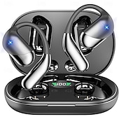 olcso Fordító fülhallgatók-nyelvi fordító fülhallgatók 144 nyelvre valós idejű fordítás vezeték nélküli nyelvi fordító eszköz bluetooth fülhallgatók nyitott fülcsipesz fejhallgató led kijelzővel utazási üzleti megbeszélésekhez