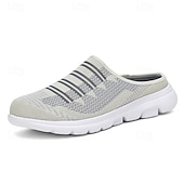 economico Zoccoli e pianelle da uomo-Sneakers slip-on da uomo in maglia traspirante, scarpe da passeggio leggere, scarpe casual flessibili per viaggi, attività all'aperto e uso quotidiano.