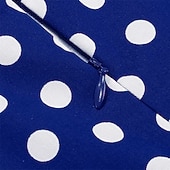 cheap Dresses-1950s Retro Vintage Rockabilly Tea Length Dress Swing Dress Flare Dress Sleeveless Polka dots Fit &amp; Flare Fancy Dress Girls' Masquerade Tea Party Casual Daily Kid's Dress Belt Spring &amp; Summer
