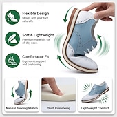 cheap Casual Lace-Up Shoes-Men's Two Tone Wingtip Oxford Shoes, Lace-Up Brogue Dress Shoes, Vintage Formal Shoes for Wedding, Office, Party