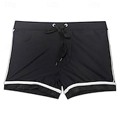 billige Swim Trunks &amp; Board Shorts-Men's Swim Shorts Swim Trunks Solid Colored Drawstring Boyleg Quick Dry Stretchy Breathable Swimwear Bottoms Surfing Water Sports Swimming Summer