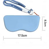 cheap Storage &amp; Organization-Portable Silicone Eyeglass Case Sunglasses Protective Pouch, Waterproof Glasses Storage Bag, Hard Coin Purse for Women and Girls, Travel Eyewear Holder, Sunglasses Wallet