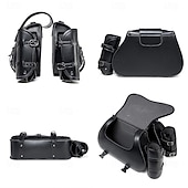 cheap Accessories and More-Western Retro Vintage Punk &amp; Gothic Saddlebags Motorcycle Bag Side Bags Riders Skull Western Revival Fancy Dress Unisex Halloween Carnival Saddlebags