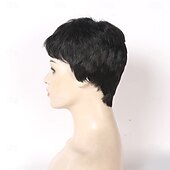 preiswerte Hochwertige Perücken-kurze Pixie-Cut-Haarperücken, Kunsthaarperücken für schwarze Frauen, kurze Perücke, weibliche Frisuren