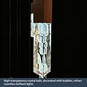 abordables Lustres-10 cm Variable Lustre Cristal Moderne 110-240 V