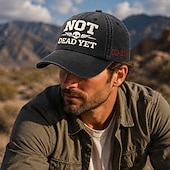 economico 250° Anniversario degli Stati Uniti-Cappellino da baseball ricamato dd-214, cappello vintage militare da papà "not dead yet" per uomo, twill di cotone regolabile, regalo patriottico per veterani, cappello casual per esterni