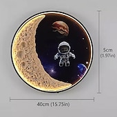 ieftine lumini de perete exterioare-Corpuri de iluminat de perete pentru exterior, design lunar, felinare de perete impermeabile IP65, aplice negre pentru verandă, iluminat de perete pentru terasă, ușă de intrare, 110-240V