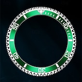 economico Orologi al quarzo-Orologio cronografo da uomo Olevs di lusso con quadrante verde, bicolore in acciaio inossidabile, fasi lunari, impermeabile, luminoso, analogico al quarzo, orologio da polso da uomo con quadrante