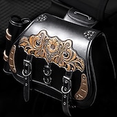 cheap Accessories and More-Western Retro Vintage Punk &amp; Gothic Saddlebags Motorcycle Bag Side Bags Riders Western Revival Fancy Dress Unisex Halloween Carnival Adults Saddlebags