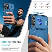 abordables Carcasas iPhone-teléfono Funda Para iPhone 17 Air 17 Pro Max 16 15 14 Pro Max Plus 13 Pro Max Mini Funda Trasera Con Magsafe con Soporte Magnética Soporte de carga inalámbrica Armadura ABS + PC