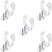 economico Accessori LED-20-200 pezzi 1/2 pollice applicabili per clip per luci a corda LED da 10-15 mm con 40-400 pezzi viti per clip di montaggio per luci a corda in PVC per esterni, ganci per Natale e matrimoni