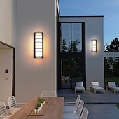 cheap Outdoor Wall Lights-LED Indoor Wall Light, IP65 Waterproof Wall Light Outdoor LED 30W Aluminum Exterior Light Fixtures Wall Mount Lamp Wall Sconce for Fence Patio Porch Decoration
