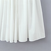 ieftine Rochie-Medieval Renascentist Cottagecore Lungime Gleznă Rochii Chemise Balon / Puf Mâneci scurte vrăjitoare Zana Țăran În U Costume de fancy Pentru femei Fantezie Halloween Carnaval Casul / Zilnic Târgul