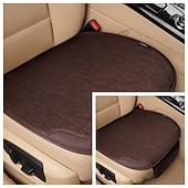 economico Coprisedili per auto-2 cuscini universali per sedile auto, traspiranti e impermeabili, con tasca portaoggetti, base antiscivolo, protezione per sedile auto adatta alla maggior parte di auto, SUV, camion e furgoni, comodi e compatibili con airbag.