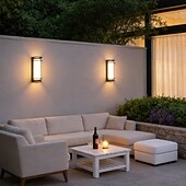 cheap Outdoor Wall Lights-LED Indoor Wall Light, IP65 Waterproof Wall Light Outdoor LED 30W Aluminum Exterior Light Fixtures Wall Mount Lamp Wall Sconce for Fence Patio Porch Decoration