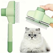 baratos Cuidados com o Cabelo-Escova removedora de pelos para cães e gatos (2 unidades), pente para higiene e cuidados com pelos longos, ideal para cães e animais de estimação. Remove pelos, escova de banho e acessórios para cães.