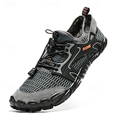 Χαμηλού Κόστους Καθημερινά Sneakers-Ανδρικά καφέ παπούτσια για υπαίθριες δραστηριότητες στο νερό, αναπνεύσιμα, γρήγορα στεγνά, με κορδόνια, ελαφριά, αντιολισθητικά αθλητικά παπούτσια για θαλάσσιες δραστηριότητες, πεζοπορία σε ποτάμι, πεζοπορία στην παραλία, κάμπινγκ και ταξίδια