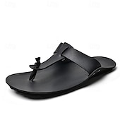 billiga Inneskor och flip-flops till herrar-Herrsandaler med brun tå, mjuka, lätta och bekväma sommarskor för strandresor, kustnära fritid och varma väderförhållanden