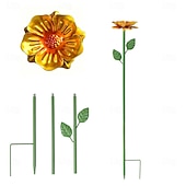 baratos observação de pássaros e vida selvagem no quintal-Estação de água para abelhas para jardim, com lindo design floral, comedouros combinados para abelhas e borboletas, banheiras e bebedouros para abelhas, itens essenciais para jardinagem, decoração de