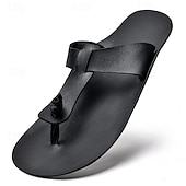 billiga Inneskor och flip-flops till herrar-Herrsandaler med brun tå, mjuka, lätta och bekväma sommarskor för strandresor, kustnära fritid och varma väderförhållanden
