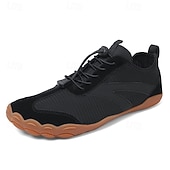 cheap Casual Lace-Up Shoes-Men's Navy Barefoot Shoes - Wide Toe Box Wide Fit Sneakers - Lightweight Breathable Big Toe Walking Shoes for Wide Feet, Travel, Daily Wear and Casual Outdoor Use