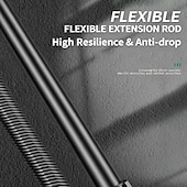 economico accessori per trapano-Prolunga flessibile per albero da 1/2", bussola dinamometrica, chiavi a cricchetto, chiave elettrica, biella, barra di prolunga flessibile per spazi ristretti, utensile manuale per riparazioni