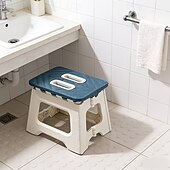 cheap Outdoor Recreation-1/2Pcs Foldable Office Stool, Stylish Lightweight Portable Folding Stool, Sturdy Durable Household Sitting Stool With Space-Saving Design, Easy To Store And Carry, Multifunctional Foldable Seat