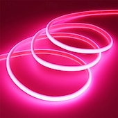 cheap COB Strip Lights-220V Dimmable COB LED Neon Strip Light Outdoor Waterproof Super Bright 280LEDs/M Flexible Lamp Garden Home Bar Decor