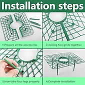 cheap Plant Care Accessories-10 Pcs Strawberry Plant Support Frames, Square Growing Racks and Stands, Keep Strawberry Fruits Clean and Elevated, Ideal for Garden Beds, Balcony, Greenhouse, Patio, or Indoor Planting, Easy Assembly