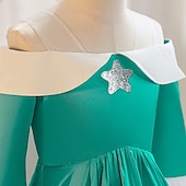 economico Costumi per bambine-Videogioco dell'idraulico Principessa Principessa Galattica Principessa Stellare Principessa delle Stelle Vestito Costume di fantasia Ragazze Bambini Halloween Carnevale Settimana del libro Feste Con