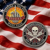 voordelige 250e Verjaardag van de VS-Generation X Challenge Coin: de stoere verzamelmunt uit 1965-1980 met humor, voor mannen van vóórdat al die mietjes geboren waren. Een uniek retro cadeau.