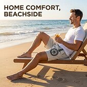 economico Vacanza-Per uomo Shorts Shorts di Lino Pantaloncini Estivi Shorts da Spiaggia Coulisse Elastico in vita Stampato Geometrico Comodità Traspirante Lunghezza al ginocchio Quotidiano All'aperto Ferie Vacanza Moda