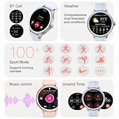 cheap Smartwatch-Smart Watch for Women, 1.27" Round Display Elegant Smartwatch with AI Voice Assistant, SpO2 Heart Rate Sleep Monitor, 100+ Watch Faces, Fashion Fitness Tracker for Android iOS