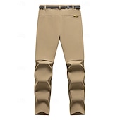 billiga lediga byxor-Herr Långbyxor Taktiska byxor Casual byxor Vandringsbyxor Utomhusbyxor Ficka Konvertibel Ensfärgat Vattentät Snabb tork Dagligen Utomhus Helgdag Streetwear Stylish Kaki Svart Oelastisk
