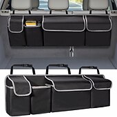 preiswerte Aufbewahrung &amp; Organisation-Auto-Rückenlehne &amp;Kofferraum-Organizer, Hängetasche aus 600D Oxford-Gewebe für die Sitzlehne, vielseitige Aufbewahrungstasche fürs Auto, robuster, verschleißfester Organizer, kompatibel mit SUV und