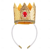 economico Costumi per bambine-Videogioco dell'idraulico Principessa Principessa Galattica Principessa Stellare Principessa delle Stelle Vestito Costume di fantasia Ragazze Bambini Halloween Carnevale Settimana del libro Feste Con