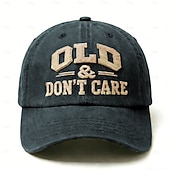 cheap Event &amp; Party Supplies-Vintage Distressed Old &amp; Don't Care Cap, Classic Dad Hat Adjustable Cotton Retirement Baseball Cap, Cotton Dad Hat, Fun Adjustable Trucker Hats for Men Women, Funny Gifts