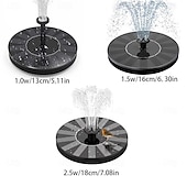 levne Venkovní rekreace-Solární fontánové čerpadlo 1,0 W/1,5 W/2,5 W - 1,5W solární vodní čerpadlo se 6 tryskami - vhodné pro ptačí koupaliště, jezírka, zahrady, bazény, akvária, venkovní prostory a akvária!