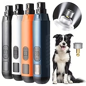 cheap Nail Clippers &amp; Grinders-Dog Nail Grinders Painless USB Charging Rechargeable Pet Nail Clippers Quiet Electric Dog Cat Paws Nail Tools