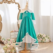 economico Costumi per bambine-Videogioco dell'idraulico Principessa Principessa Galattica Principessa Stellare Principessa delle Stelle Vestito Costume di fantasia Ragazze Bambini Halloween Carnevale Settimana del libro Feste Con