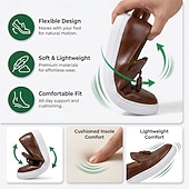 economico Mocassini casual-Mocassini da uomo in pelle intrecciata, scarpe eleganti casual senza lacci, scarpe leggere e comode per l'ufficio, i viaggi e l'uso quotidiano.