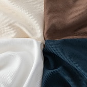 cheap Plain tee-Women's Waffle T-shirt Tee Top Solid Color Vintage Fashion Stylish Short Sleeve Crew Neck Regular Tops Casual Daily Going out Black White Navy Blue Brown Apricot Summer Spring