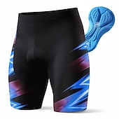 abordables Shorts, collants et pantalons pour hommes-Homme Géométrique Shorts de route Shorts de vélo Shorts de cyclisme rembourrés Vélo Shorts Bas Coupe Slim Des sports Coussin 3D Séchage Rapide Évacuation de la transpiration Respirant Noir Bleu Roi